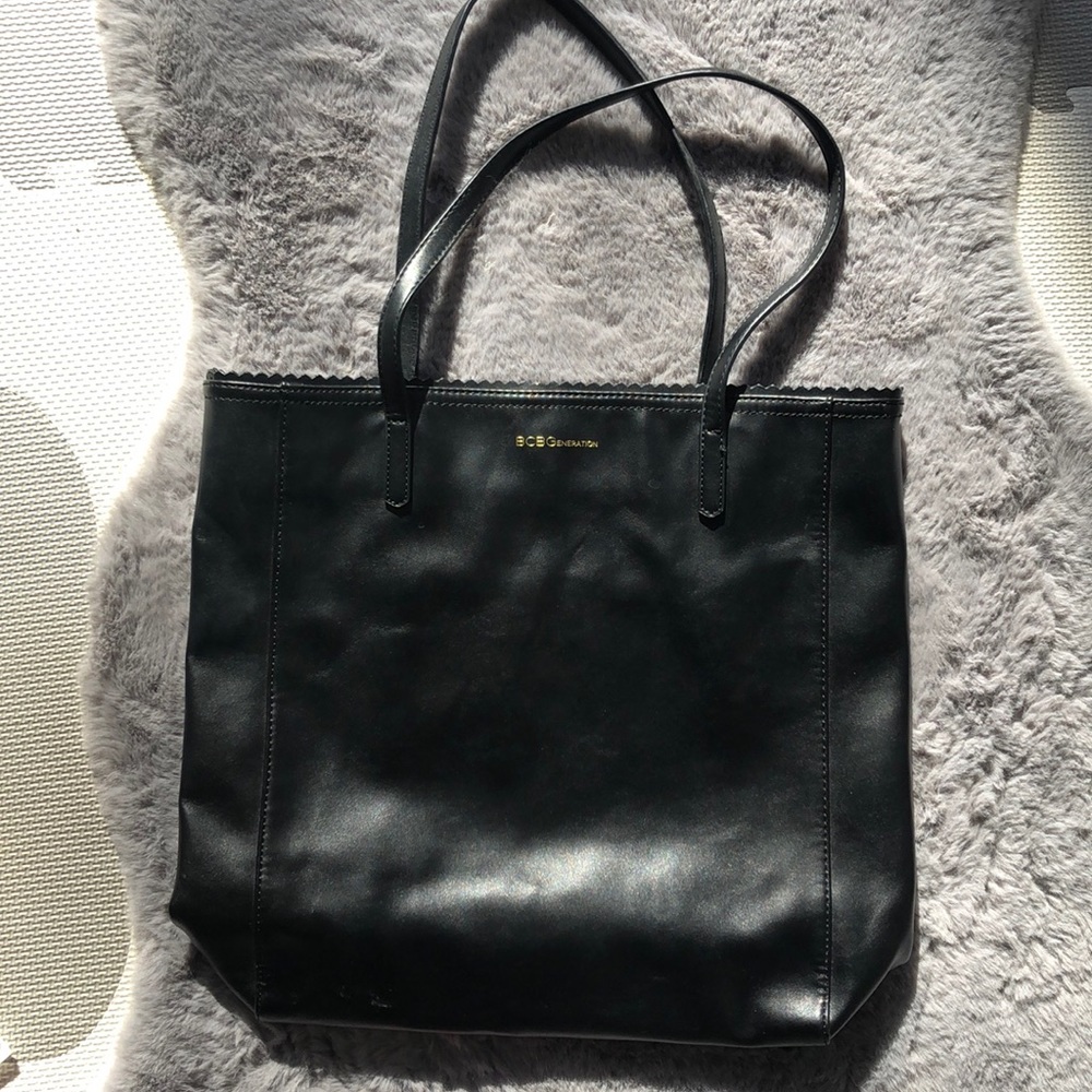 Bcbgeneration Black Shoulder Tote - image 1